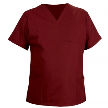 Bluza chirurgiczna męska bordowa roz. XL